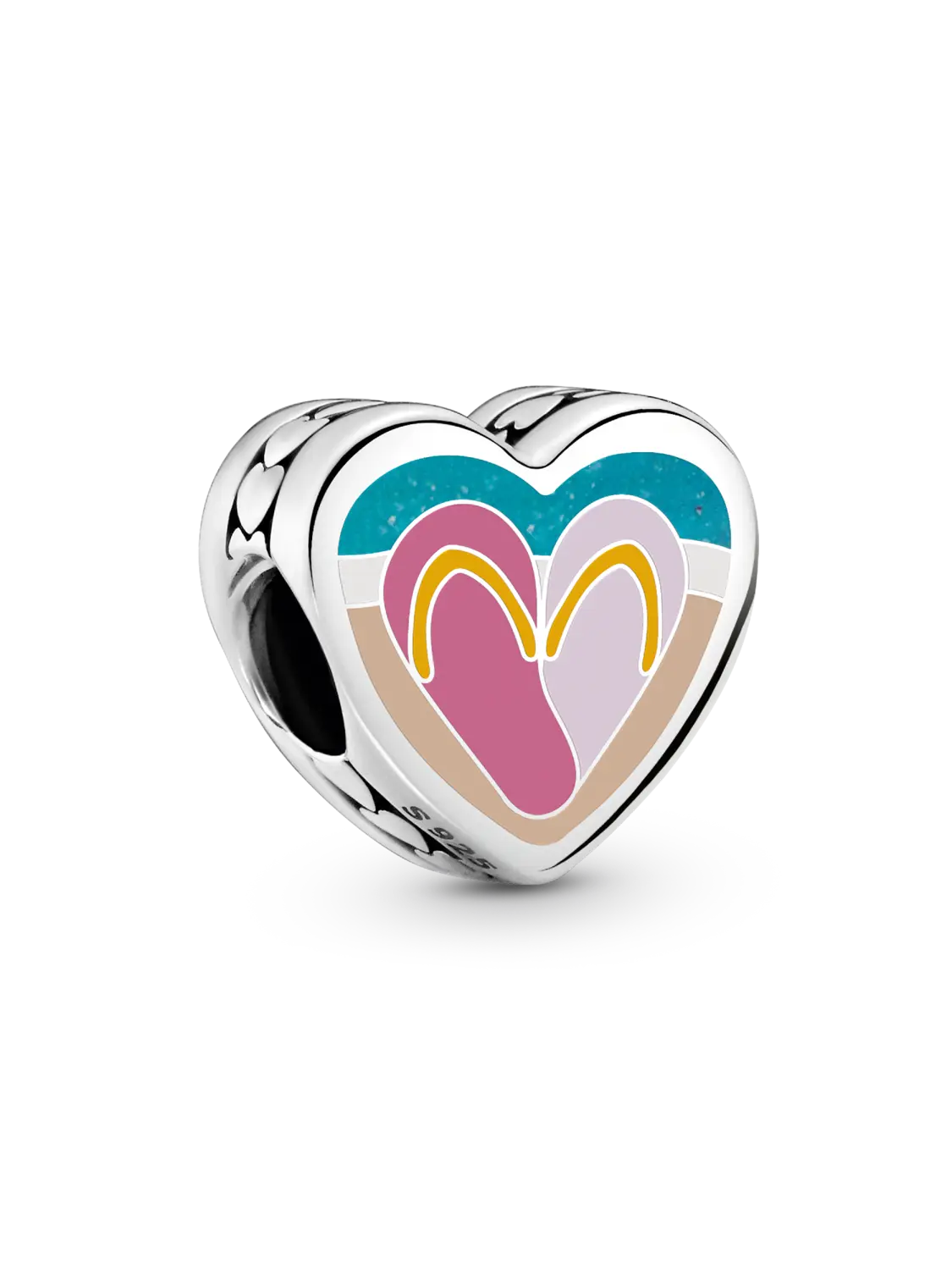 Подвеска в виде пляжных сандалий в форме сердца Pandora, серебро 925 пробы
Подвеска в виде пляжных сандалий в форме сердца Pandora, серебро 925 пробы