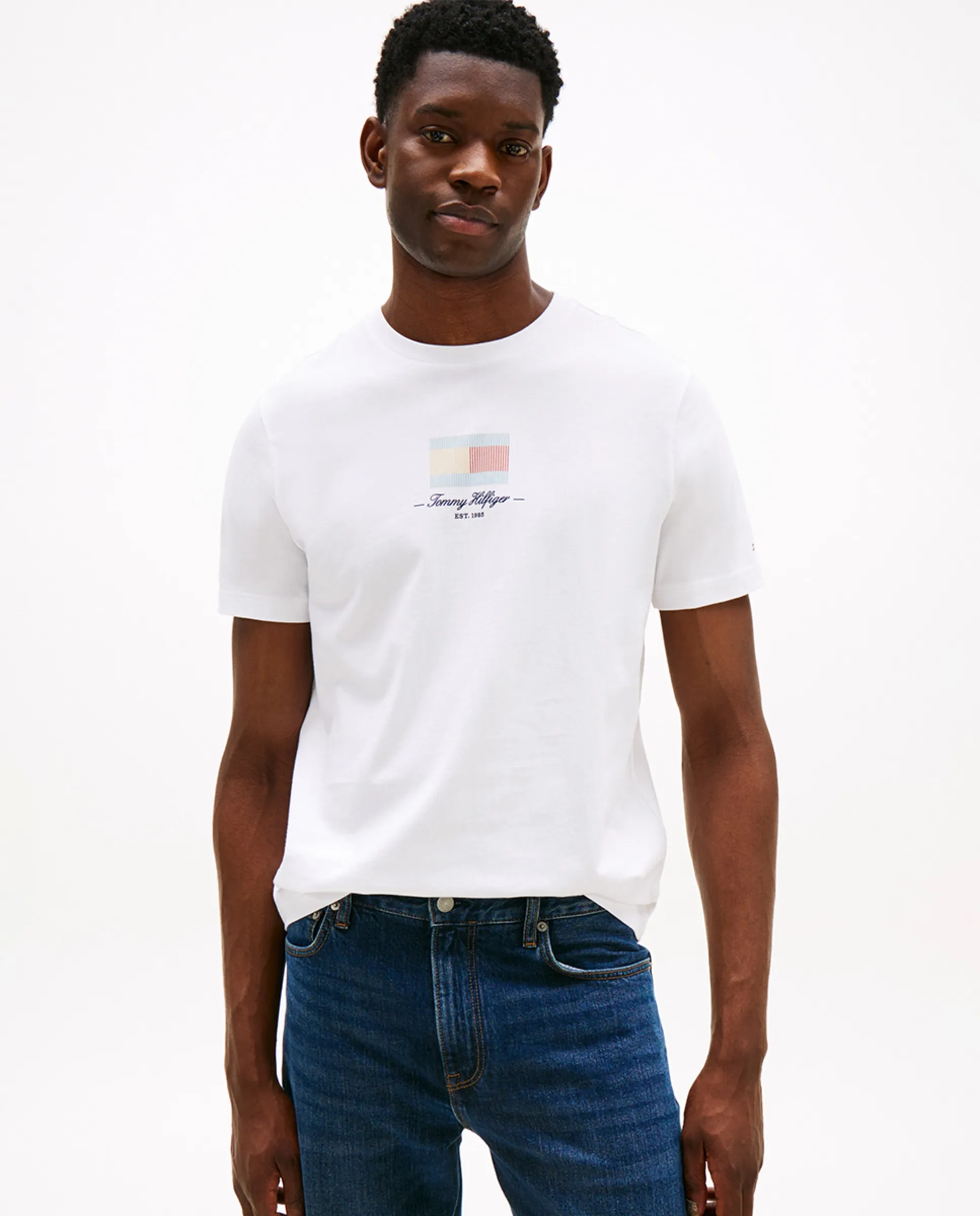 Мужская футболка с коротким рукавом Tommy Hilfiger, белый
Мужская футболка с коротким рукавом Tommy Hilfiger, белый