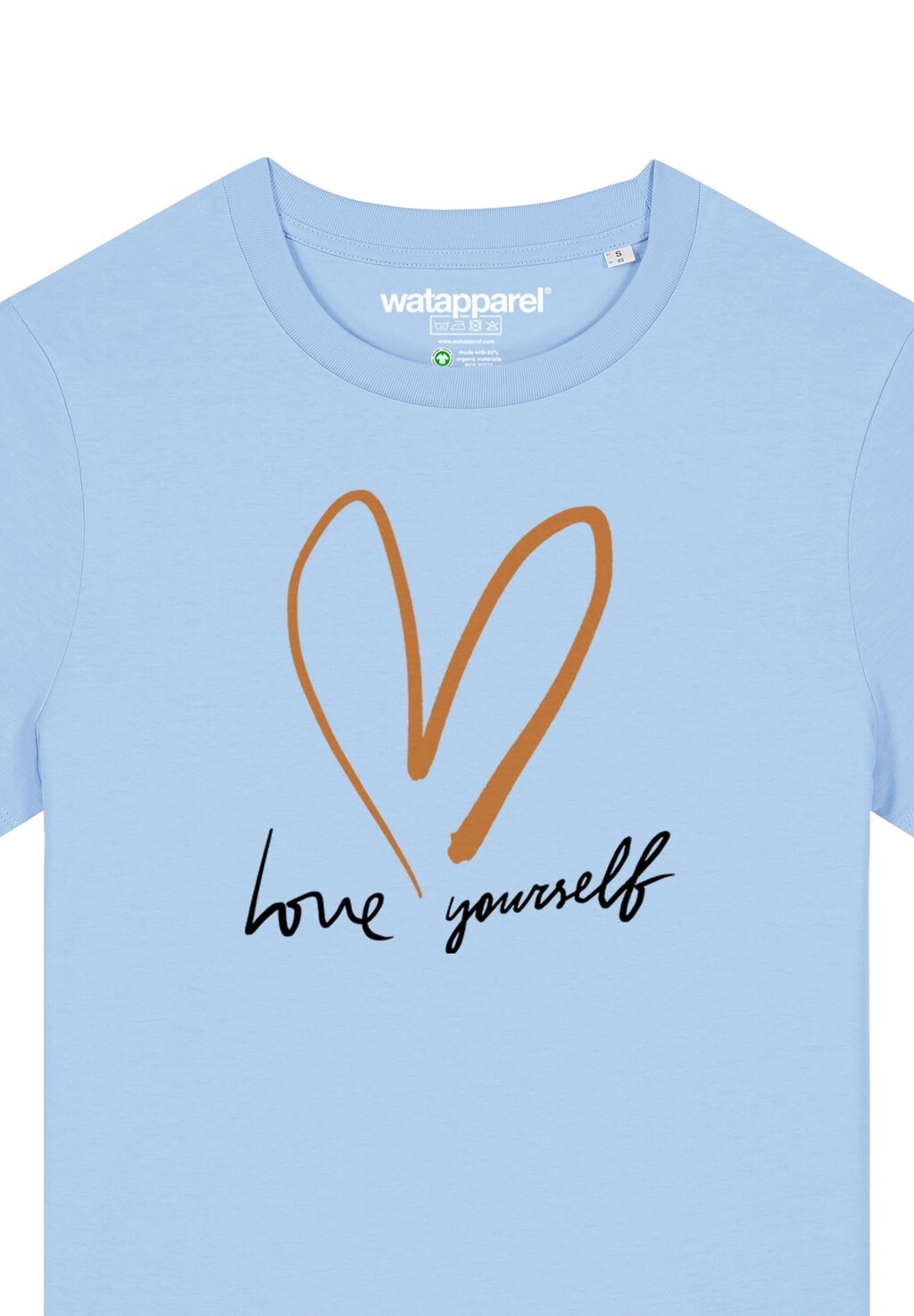 Футболка с принтом SELF LOVE watapparel, светло-голубой
Футболка с принтом SELF LOVE watapparel, светло-голубой