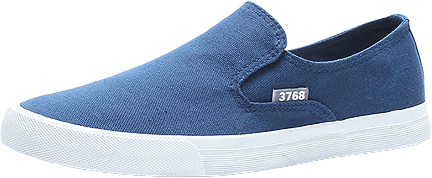 Мужские слипоны кеды Удобные кеды из канвы для работы, бега, прогулок, бизнеса Легкие дышащие противоскользящие прогулочные туфли Generic, синий
Мужские слипоны кеды Удобные кеды из канвы для работы, бега, прогулок, бизнеса Легкие дышащие противоскользящие прогулочные туфли Generic, синий