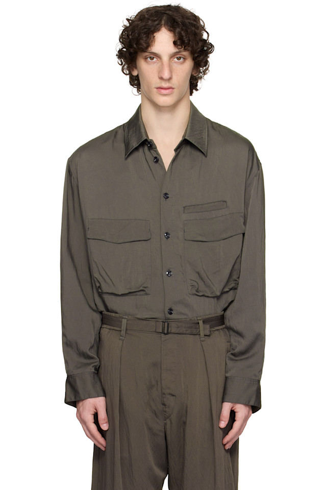 Утилитарная рубашка Lemaire, коричневый
Утилитарная рубашка Lemaire, коричневый