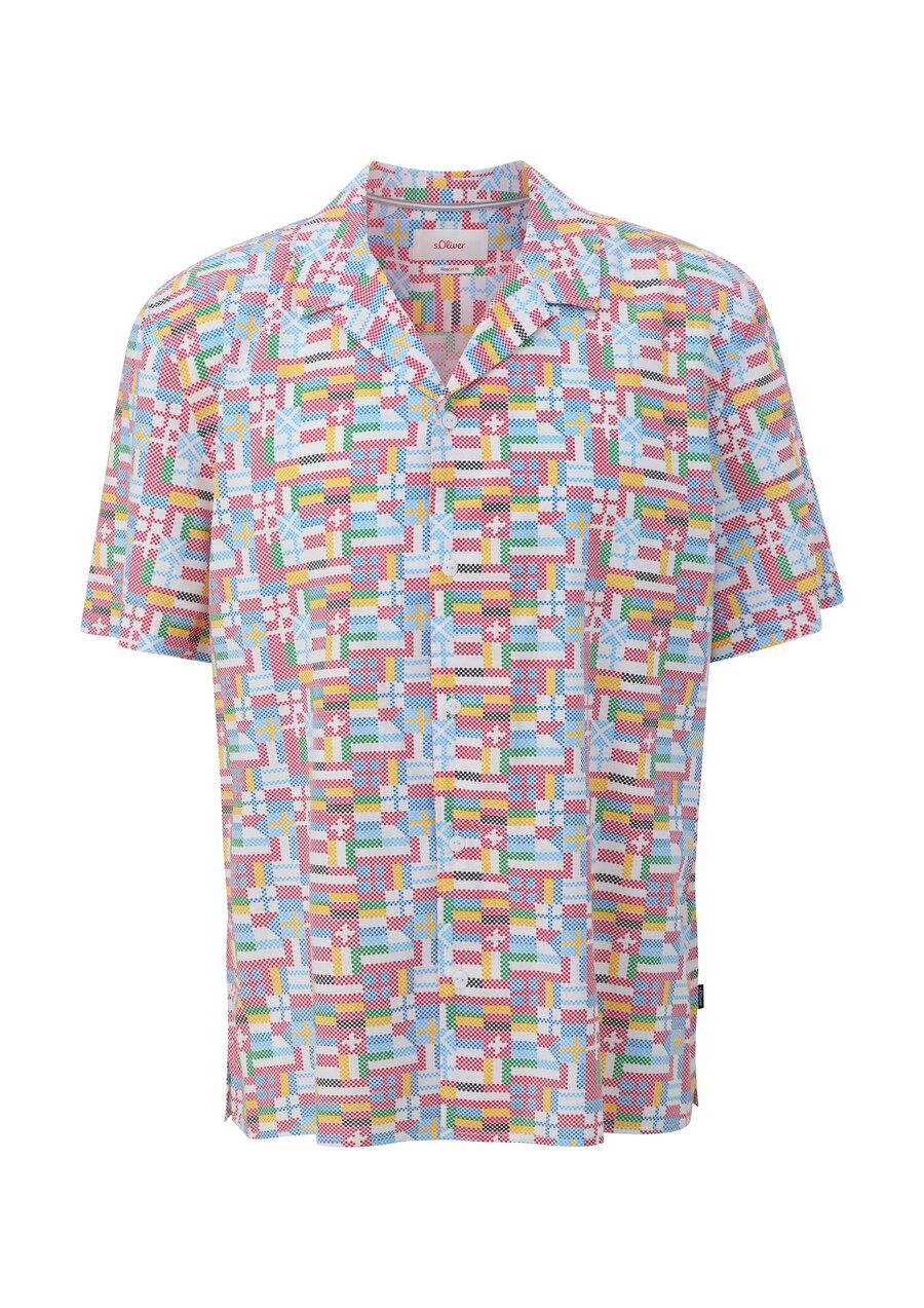 Рубашка на пуговицах классического кроя s.Oliver, Off white
Рубашка на пуговицах классического кроя s.Oliver, Off white