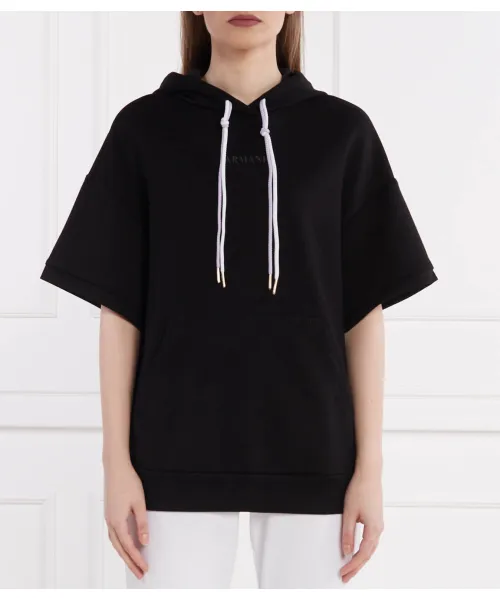 Толстовка Loose fit Armani Exchange, черный 
Толстовка Loose fit Armani Exchange, черный