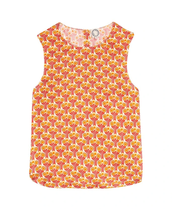 Блузка без рукавов романтического узора Ines De La Fressange Paris, мультиколор
Блузка без рукавов романтического узора Ines De La Fressange Paris, мультиколор