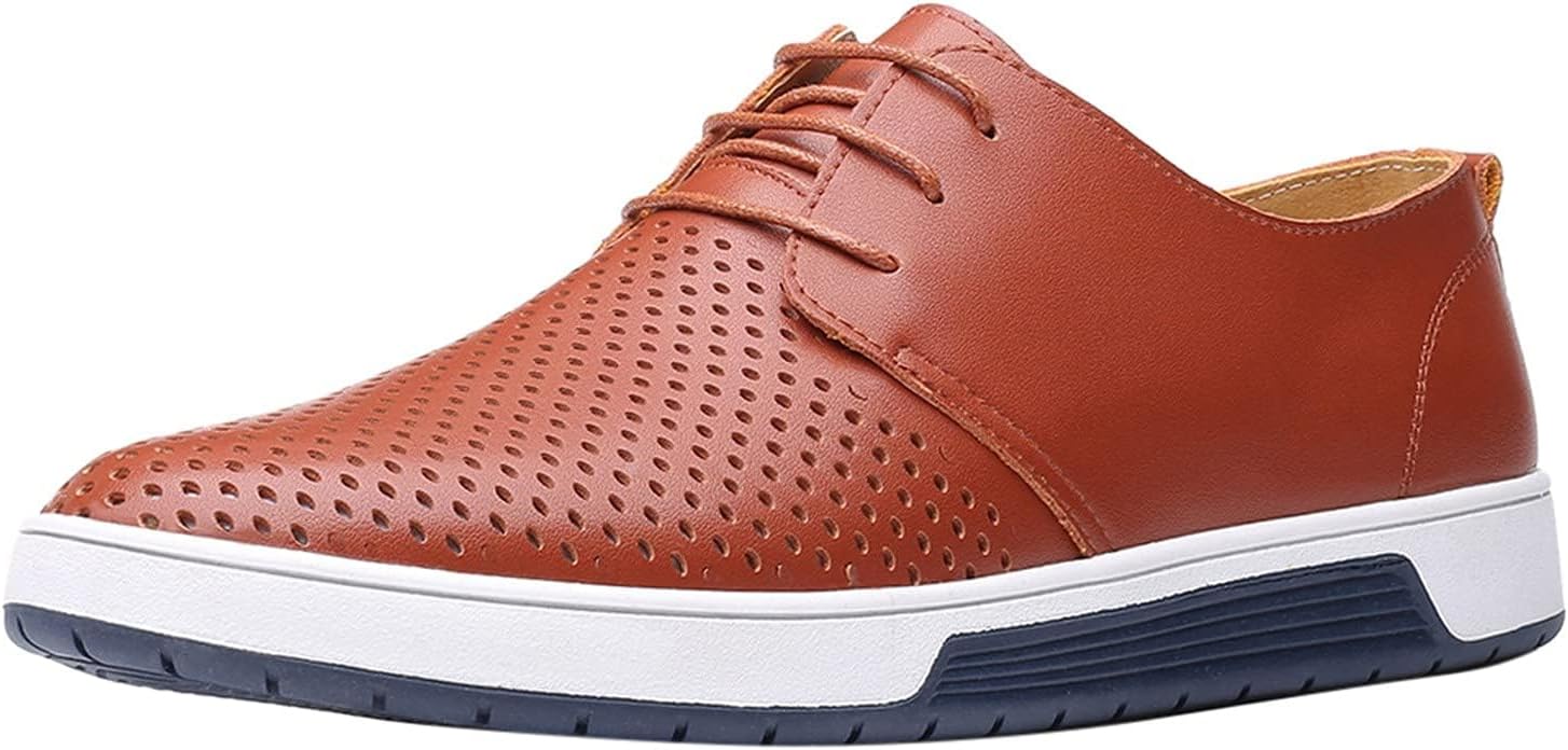 Мужские повседневные оксфорды BORAMAX с противоскользящей подошвой - мужские туфли на плоской подошве, модные, дышащие, для бизнеса, формальные, кроссовки и нарядные туфли для мужчин, коричневый
Мужские повседневные оксфорды BORAMAX с противоскользящей подошвой - мужские туфли на плоской подошве, модные, дышащие, для бизнеса, формальные, кроссовки и нарядные туфли для мужчин, коричневый