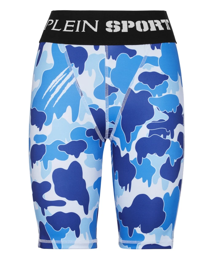 Спортивные леггинсы камуфляжной расцветки Plein Sport, синий
Спортивные леггинсы камуфляжной расцветки Plein Sport, синий