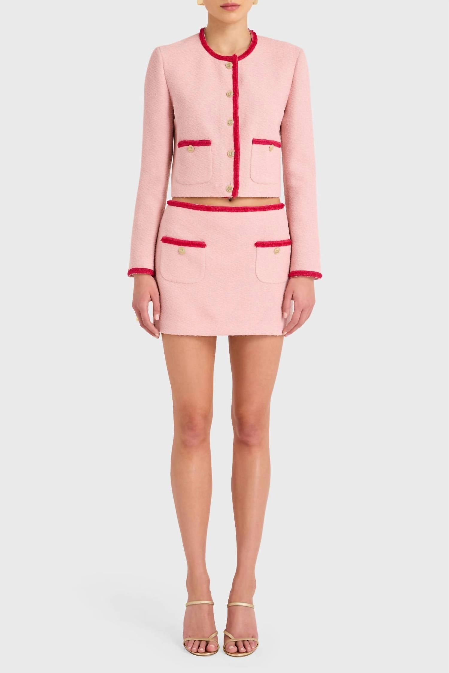 Braswell Куртка с длинным рукавом в розовом цвете Amanda Uprichard
Braswell Куртка с длинным рукавом в розовом цвете Amanda Uprichard