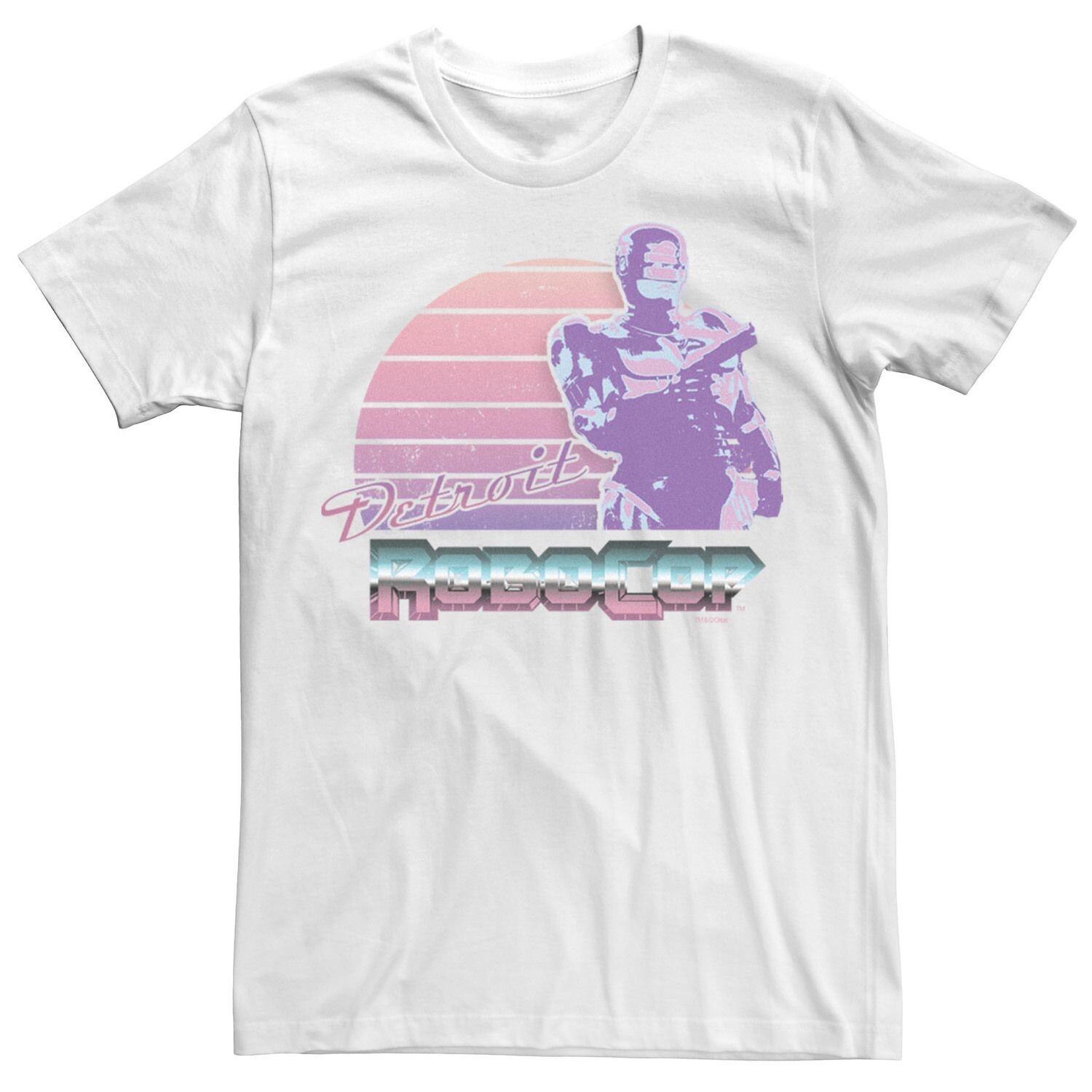 Мужская футболка с портретом в стиле ретро «Робокоп Детройт» Licensed Character
Мужская футболка с портретом в стиле ретро «Робокоп Детройт» Licensed Character