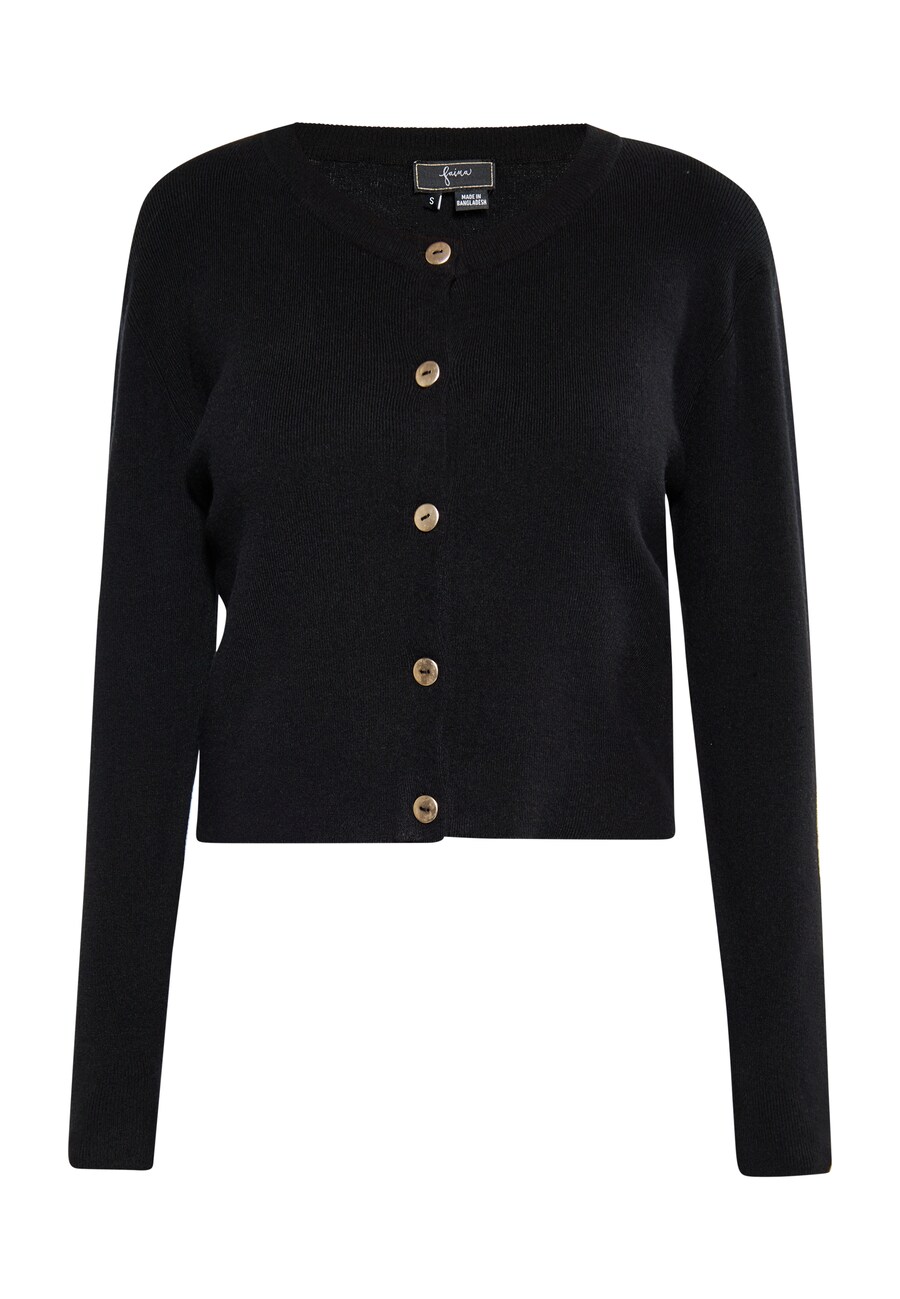 Вязаный кардиган faina, черный
Вязаный кардиган faina, черный