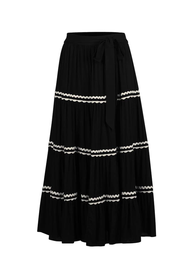 Длинная многоярусная юбка без застежки Madeleine, черный
Длинная многоярусная юбка без застежки Madeleine, черный
