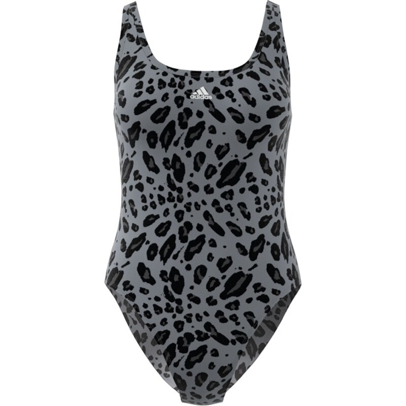 Купальник с принтом U-образной спинкой Adidas, черный
Купальник с принтом U-образной спинкой Adidas, черный