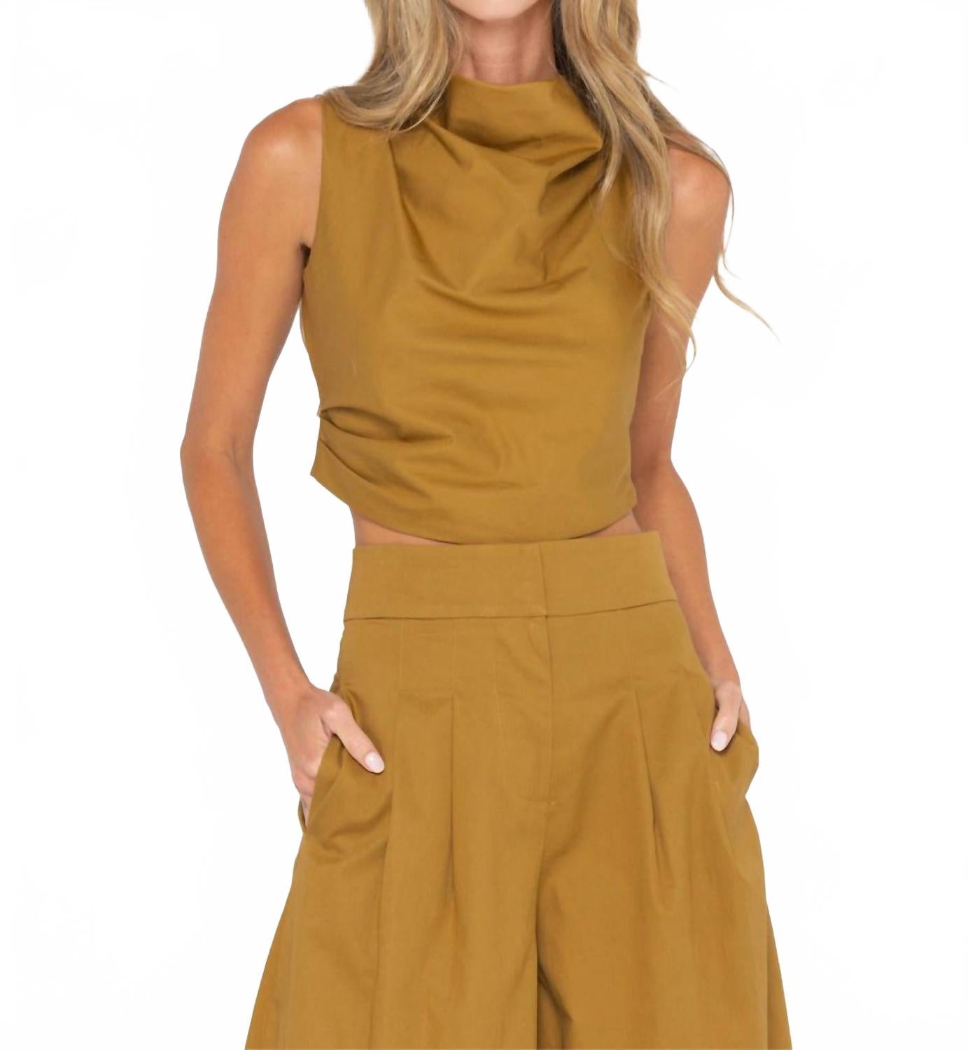 Морской топ медового цвета JBQ, Honey
Морской топ медового цвета JBQ, Honey