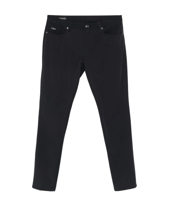 Синие джинсы с черным логотипом. Emporio Armani, синий
Синие джинсы с черным логотипом. Emporio Armani, синий