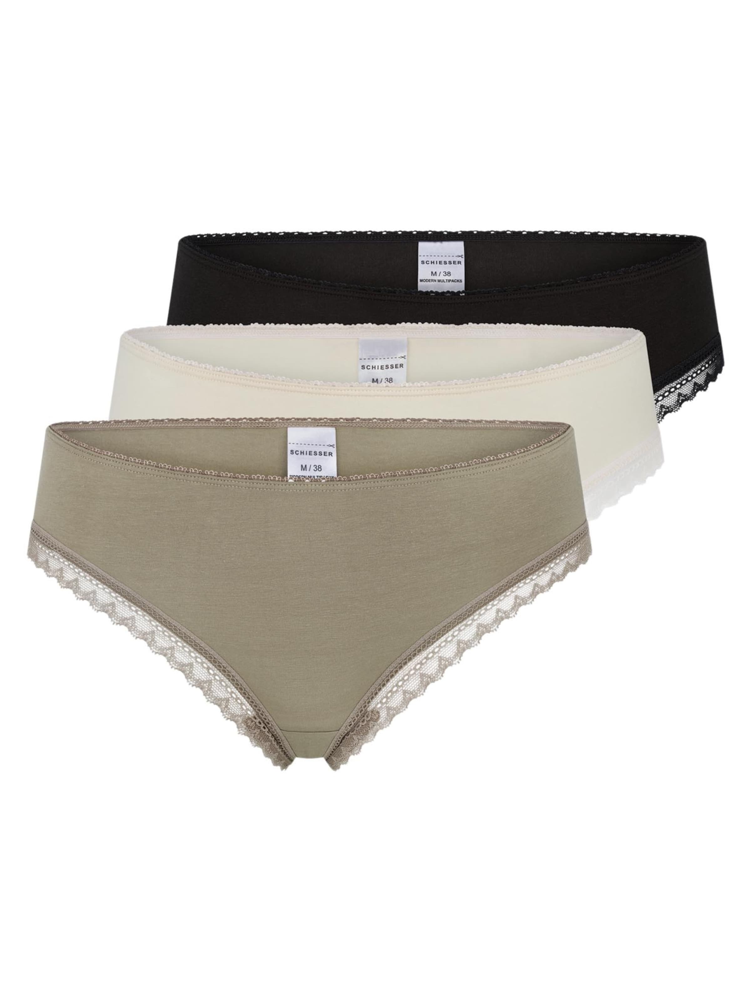SCHIESSER Стринги 'Modern Multipacks' в цвете Ivory, Black
SCHIESSER Стринги 'Modern Multipacks' в цвете Ivory, Black