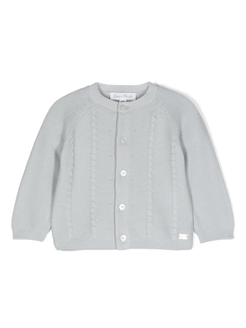 Кардиган фактурной вязки Tartine Et Chocolat, синий
Кардиган фактурной вязки Tartine Et Chocolat, синий