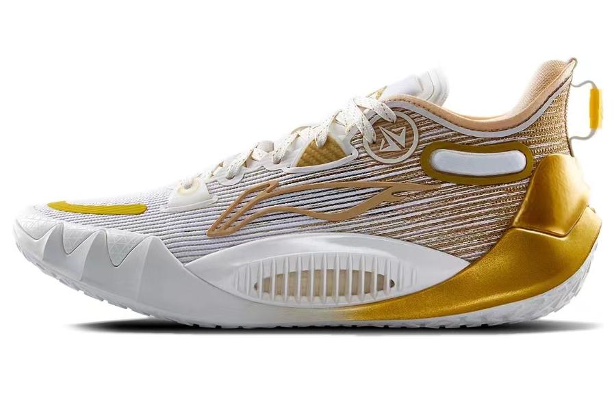 Баскетбольные кроссовки JB1 мужские низкие бело-золотые LINING
Баскетбольные кроссовки JB1 мужские низкие бело-золотые LINING