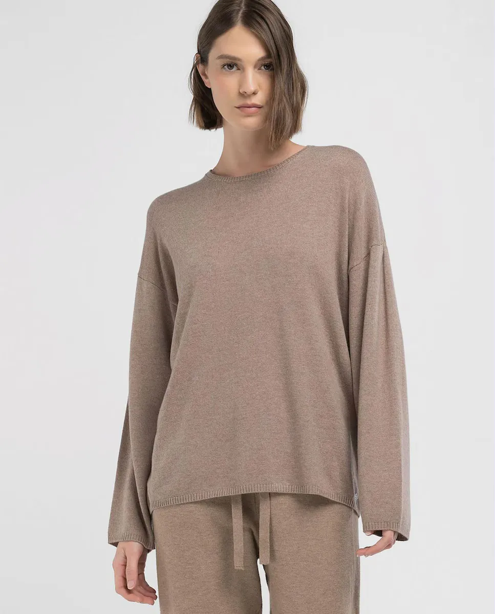 Женский свитер с длинными рукавами Replay, коричневый
Женский свитер с длинными рукавами Replay, коричневый