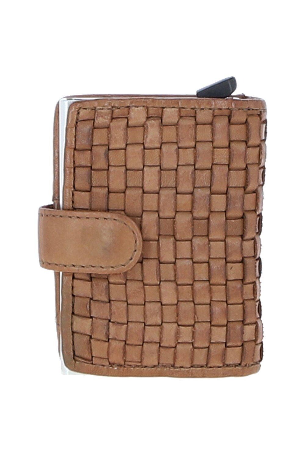 Чехол-кошелек для карточек 'La Perfetto' из металла и плетеной кожи Ashwood Leather, коричневый
Чехол-кошелек для карточек 'La Perfetto' из металла и плетеной кожи Ashwood Leather, коричневый