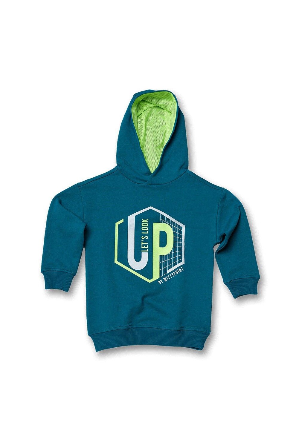 Толстовка со светоотражающим принтом и надписью Wittypoint, зеленый 
Толстовка со светоотражающим принтом и надписью Wittypoint, зеленый