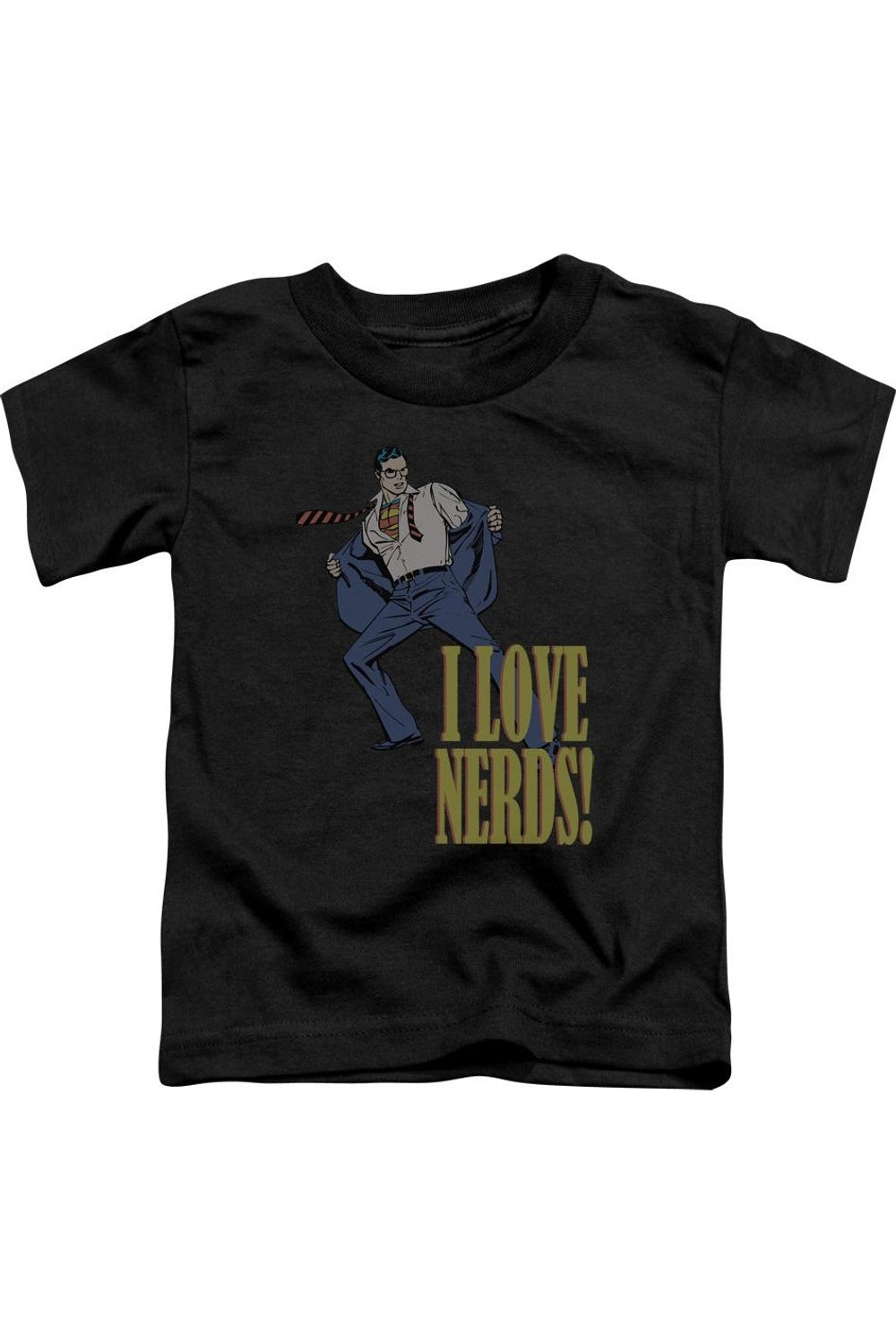 Футболка с коротким рукавом DC Comics "Обожаю ботаников" для малышей Gildan, черный
Футболка с коротким рукавом DC Comics "Обожаю ботаников" для малышей Gildan, черный