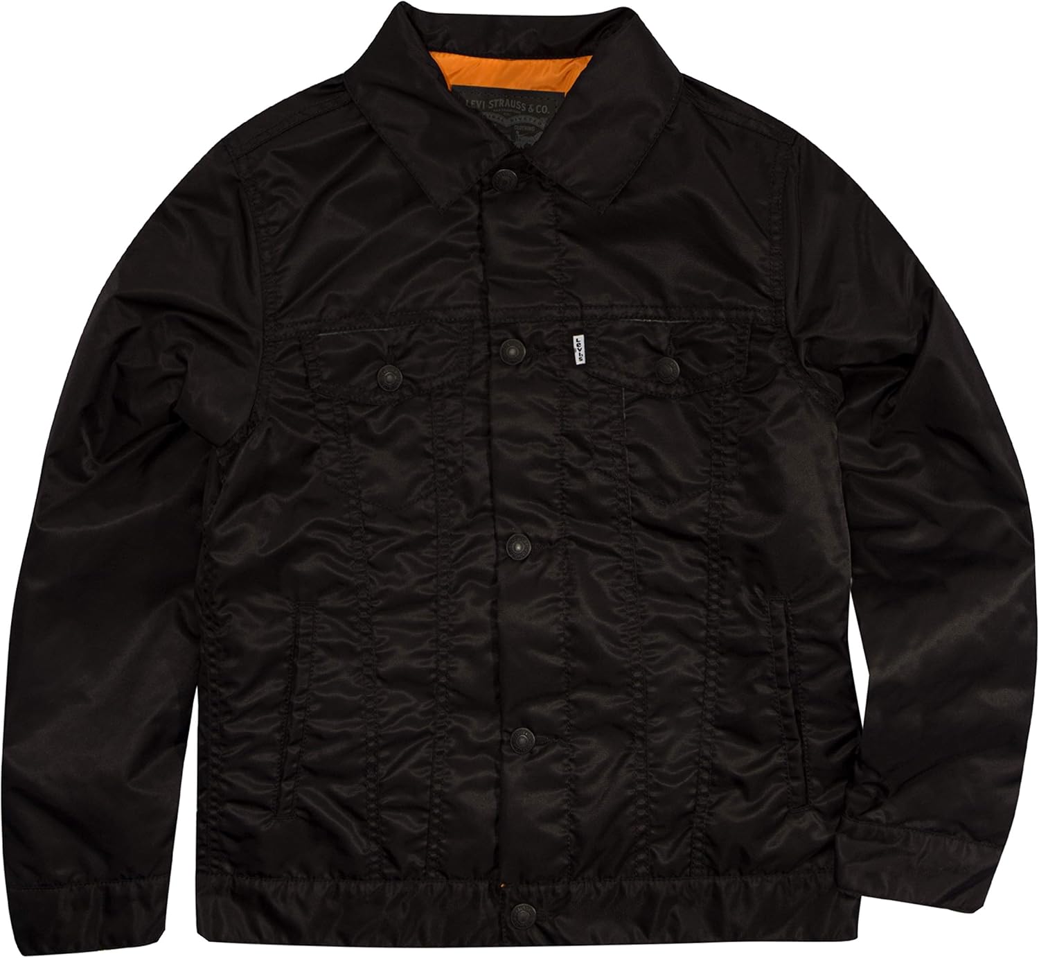 Куртка дальнобойщика Levi's Boys из нейлона, Black
Куртка дальнобойщика Levi's Boys из нейлона, Black