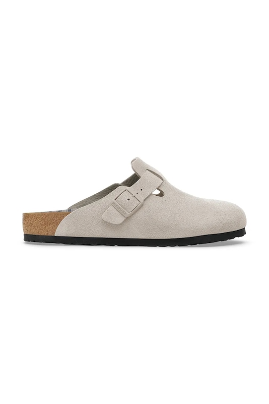 Замшевые шлепанцы Boston Varsity Birkenstock, серый
Замшевые шлепанцы Boston Varsity Birkenstock, серый