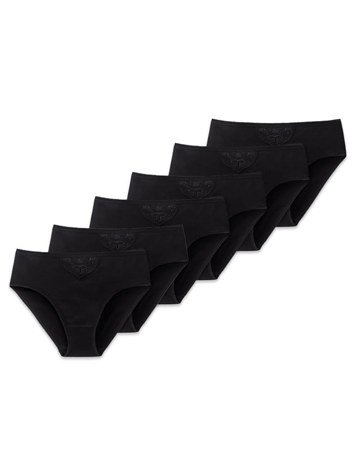 Schiesser Трусы, 6 штук, черные
Schiesser Трусы, 6 штук, черные