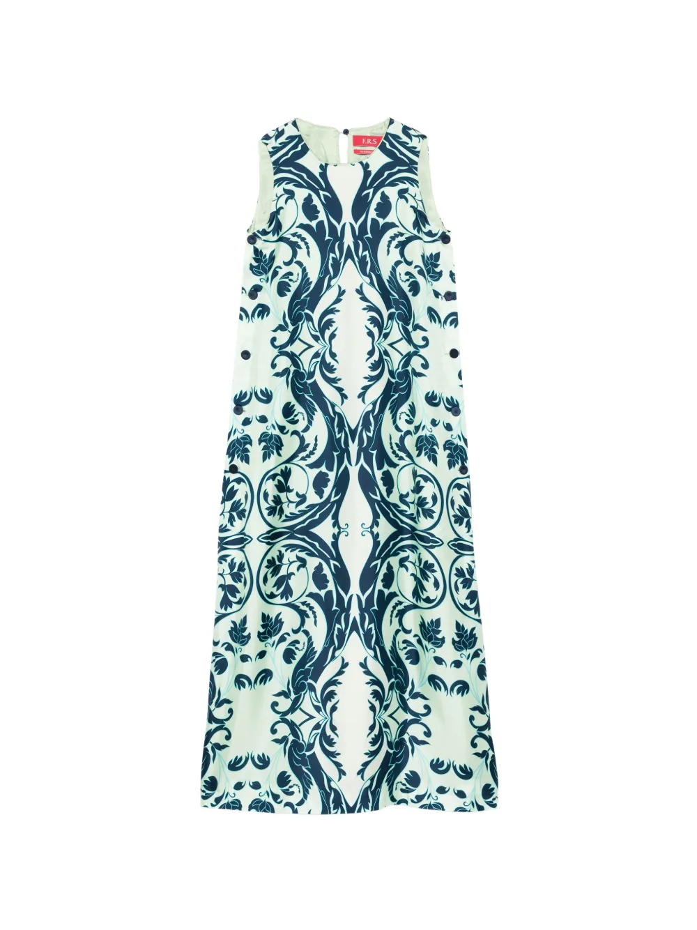 Макси-платье с цветочным принтом и пуговицами F.R.S For Restless Sleepers, зеленый
Макси-платье с цветочным принтом и пуговицами F.R.S For Restless Sleepers, зеленый