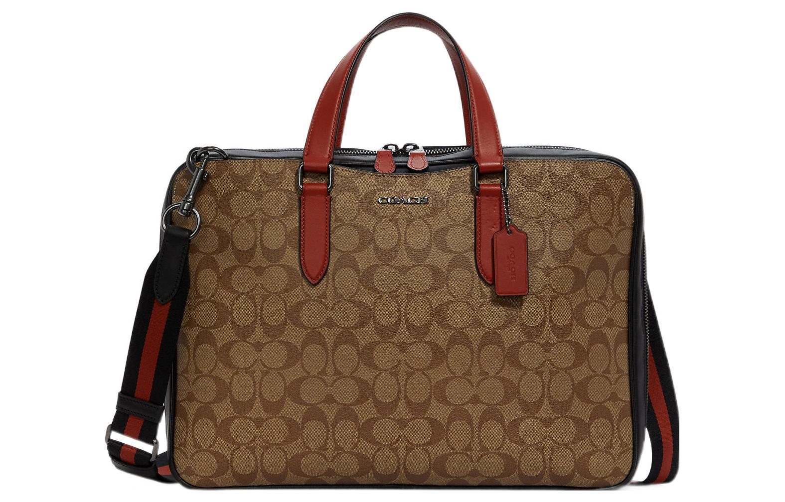 Сумка через плечо Graham Canvas With Leather для ноутбука, большая, мужская, цвета хаки и оранжевого COACH
Сумка через плечо Graham Canvas With Leather для ноутбука, большая, мужская, цвета хаки и оранжевого COACH