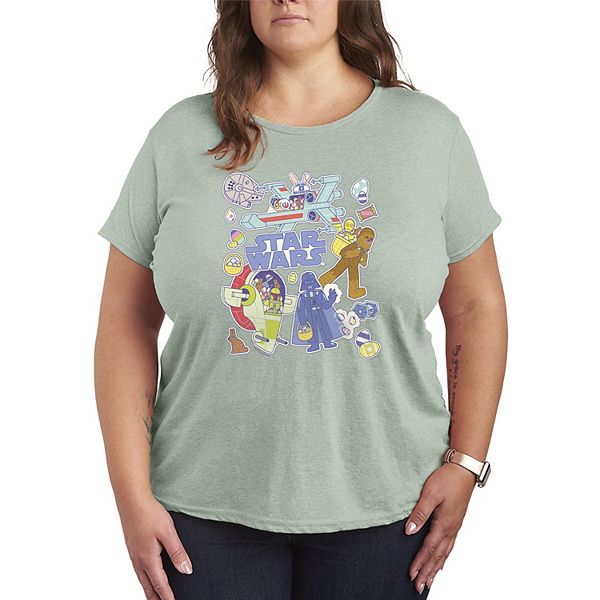 Футболка с принтом Plus size easter stickers Star Wars, Heather Sea Foam
Футболка с принтом Plus size easter stickers Star Wars, Heather Sea Foam