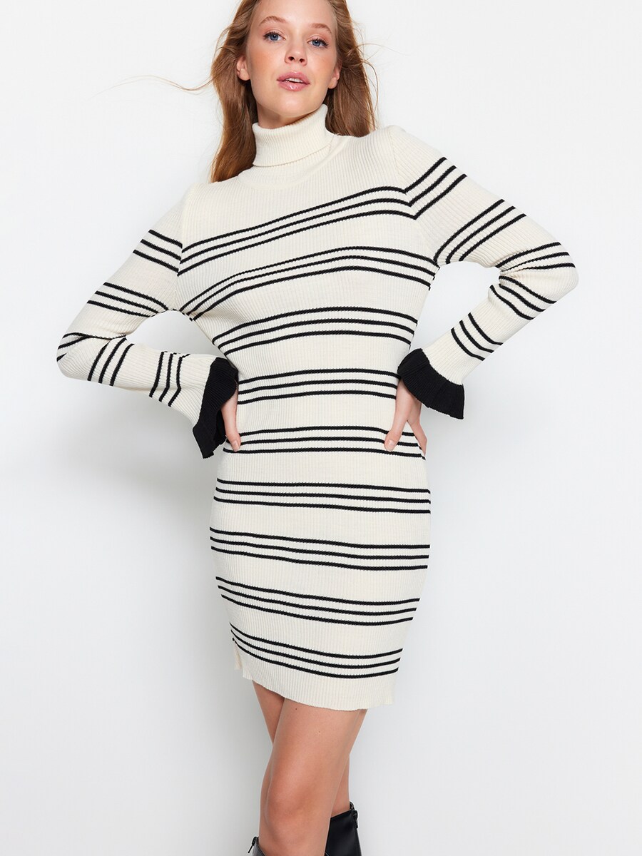 Вязаное платье Trendyol, Greige 
Вязаное платье Trendyol, Greige