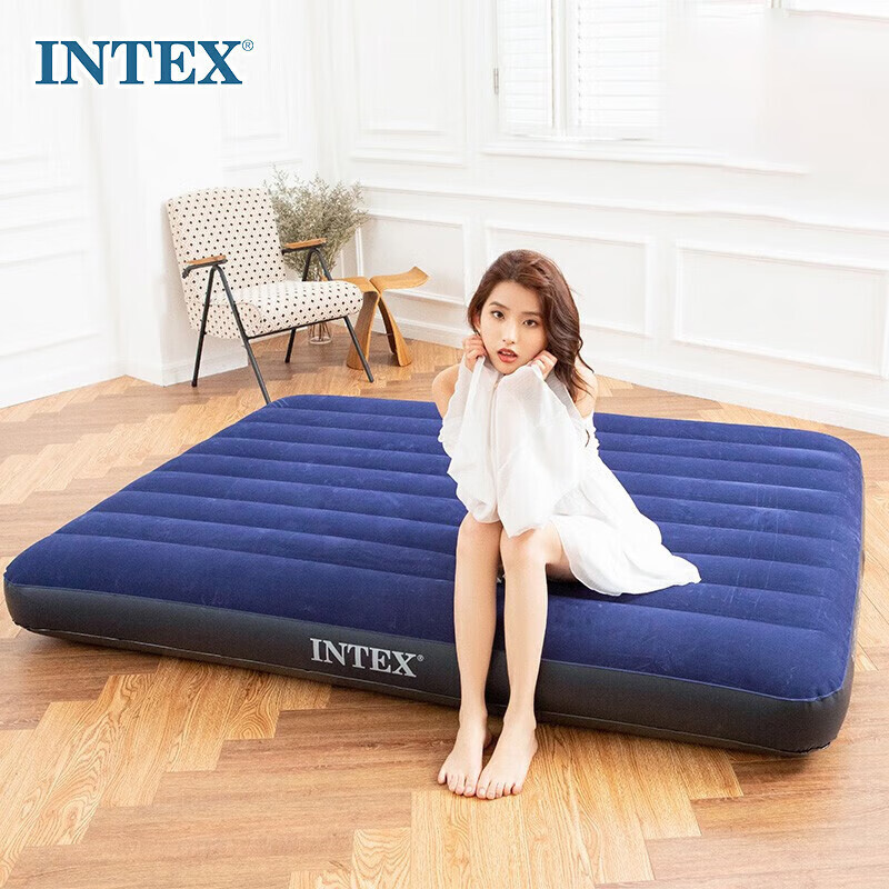 Intex 64759 двойная большая надувная кровать, домашний спальный коврик, переносная кровать для обеда, уличная палатка, складная кровать
Intex 64759 двойная большая надувная кровать, домашний спальный коврик, переносная кровать для обеда, уличная палатка, складная кровать