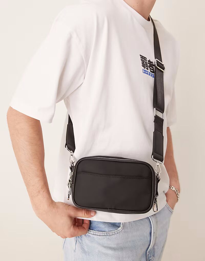 Элегантная нейлоновая сумка через плечо ASOS DESIGN черного цвета
Элегантная нейлоновая сумка через плечо ASOS DESIGN черного цвета