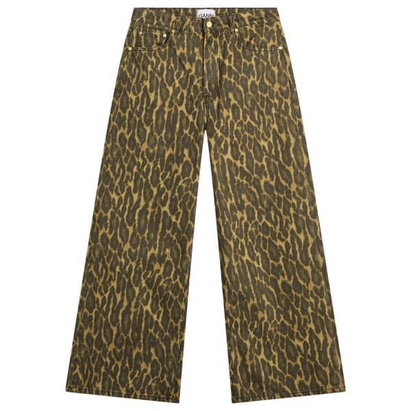 Джинсы свободного кроя с принтом Ganni, хаки
Джинсы свободного кроя с принтом Ganni, хаки