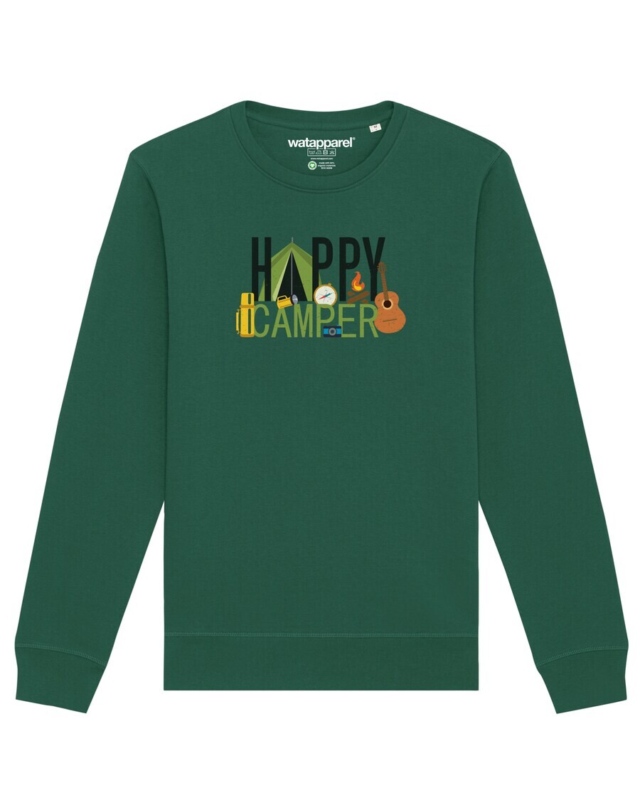 Свитер Watapparel Sweatshirt Happy Camper, темно-зеленый
Свитер Watapparel Sweatshirt Happy Camper, темно-зеленый