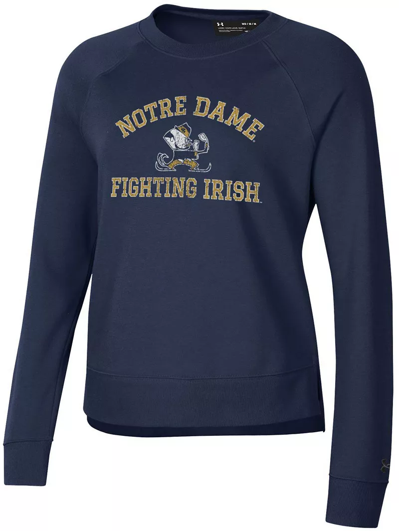 Женский свитшот Under Armour Notre Dame Fighting Irish Navy на весь день с арочным пуловером и логотипом
Женский свитшот Under Armour Notre Dame Fighting Irish Navy на весь день с арочным пуловером и логотипом
