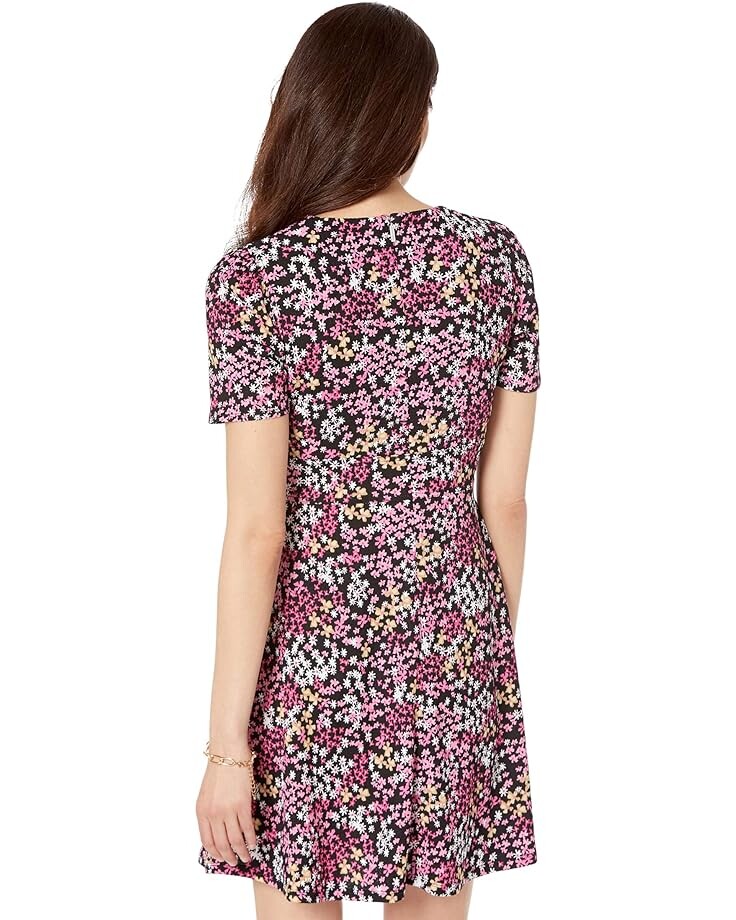 Платье Michael Kors V-Neck Floral Dress, цвет Cerise 
Платье Michael Kors V-Neck Floral Dress, цвет Cerise