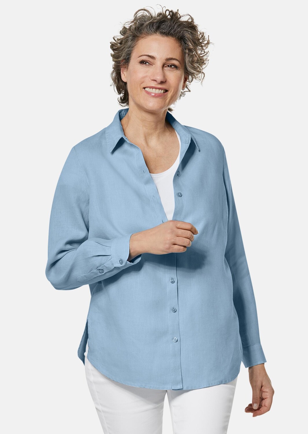 Блуза GOLDNER Leinen, цвет regattablau/melange
Блуза GOLDNER Leinen, цвет regattablau/melange