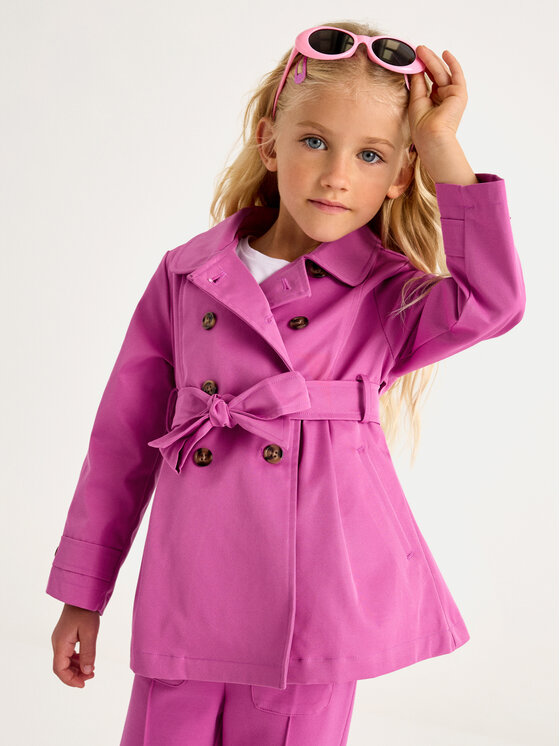 Пальто прямого кроя 3413 Mayoral, розовый