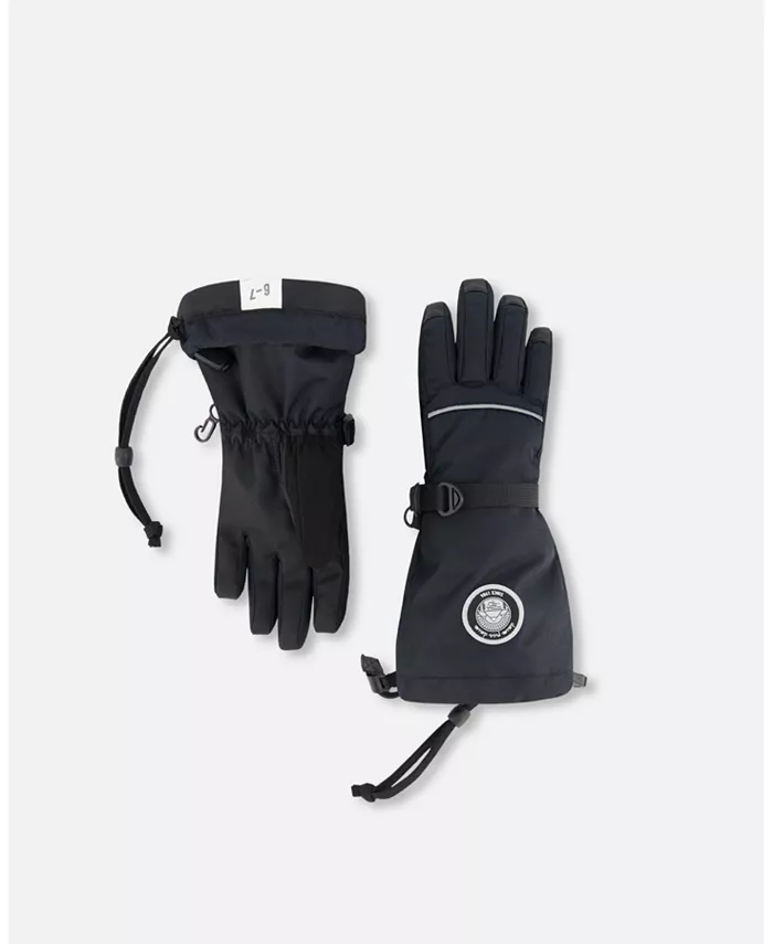 Детские унисекс зимние перчатки Teknik черные - для детей Deux Par Deux
Детские унисекс зимние перчатки Teknik черные - для детей Deux Par Deux