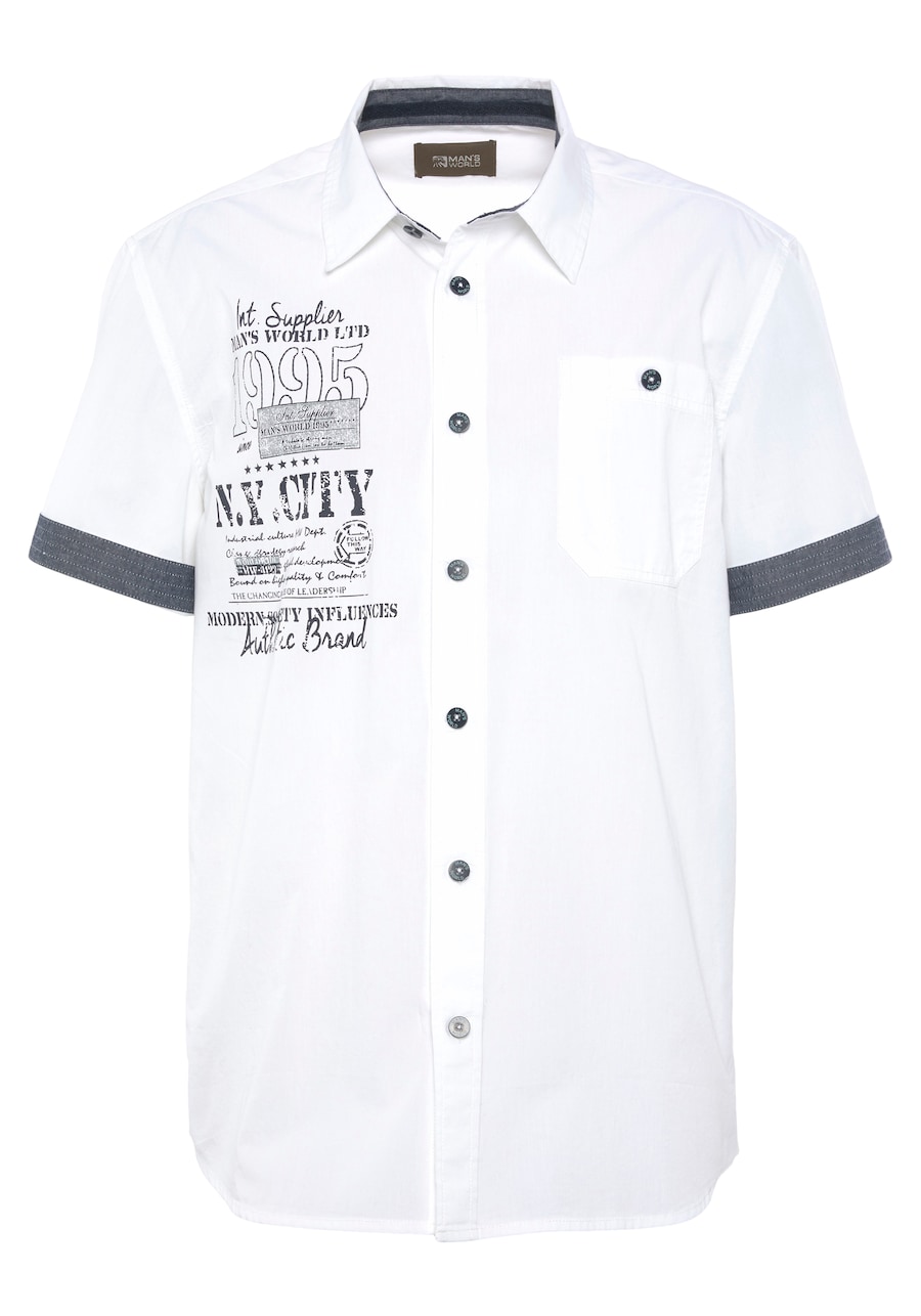 Рубашка на пуговицах классического кроя Man's World, белый
Рубашка на пуговицах классического кроя Man's World, белый