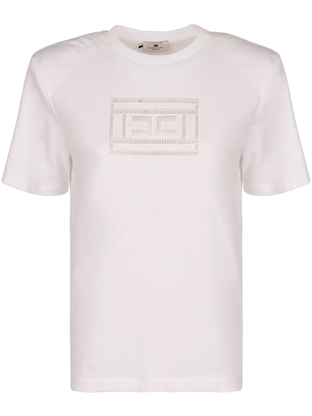 Футболка с вышитым логотипом Elisabetta Franchi, нейтральный
Футболка с вышитым логотипом Elisabetta Franchi, нейтральный