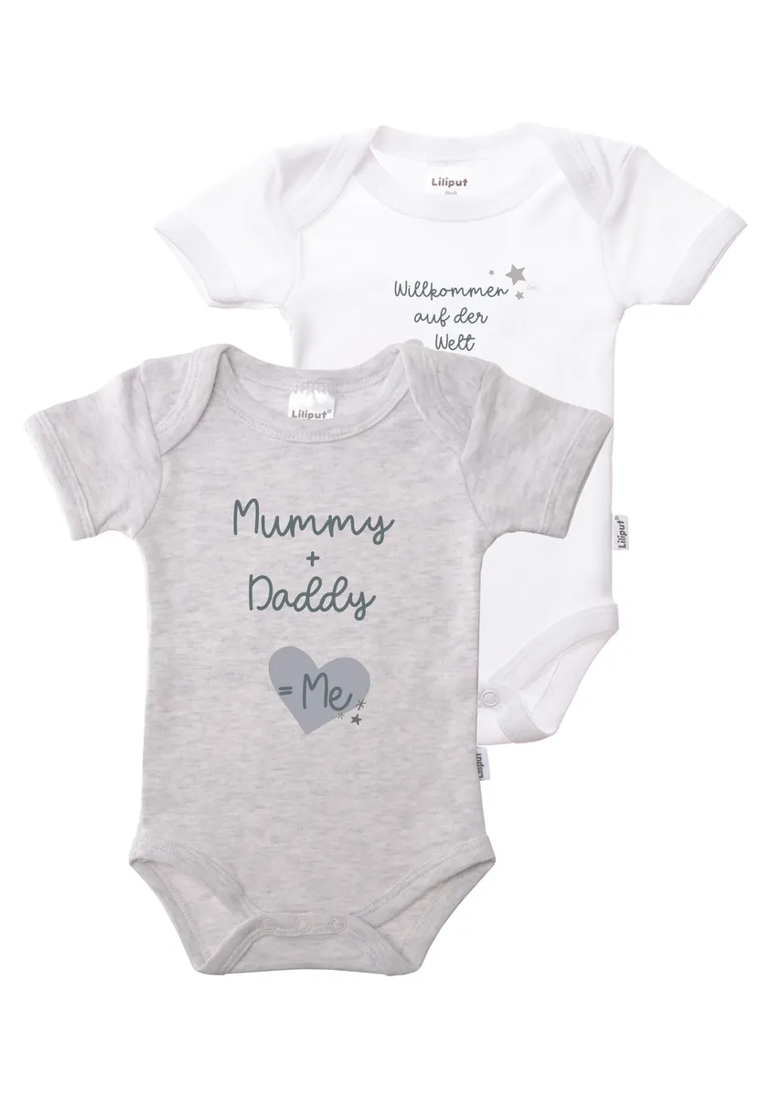 Боди Liliput, 2 шт., с милым принтом спереди, белый
Боди Liliput, 2 шт., с милым принтом спереди, белый