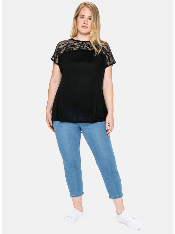 Футболка sheego, черный
Футболка sheego, черный