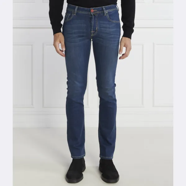 Джинсы узкого кроя никелевого цвета Jacob Cohen, синий
Джинсы узкого кроя никелевого цвета Jacob Cohen, синий