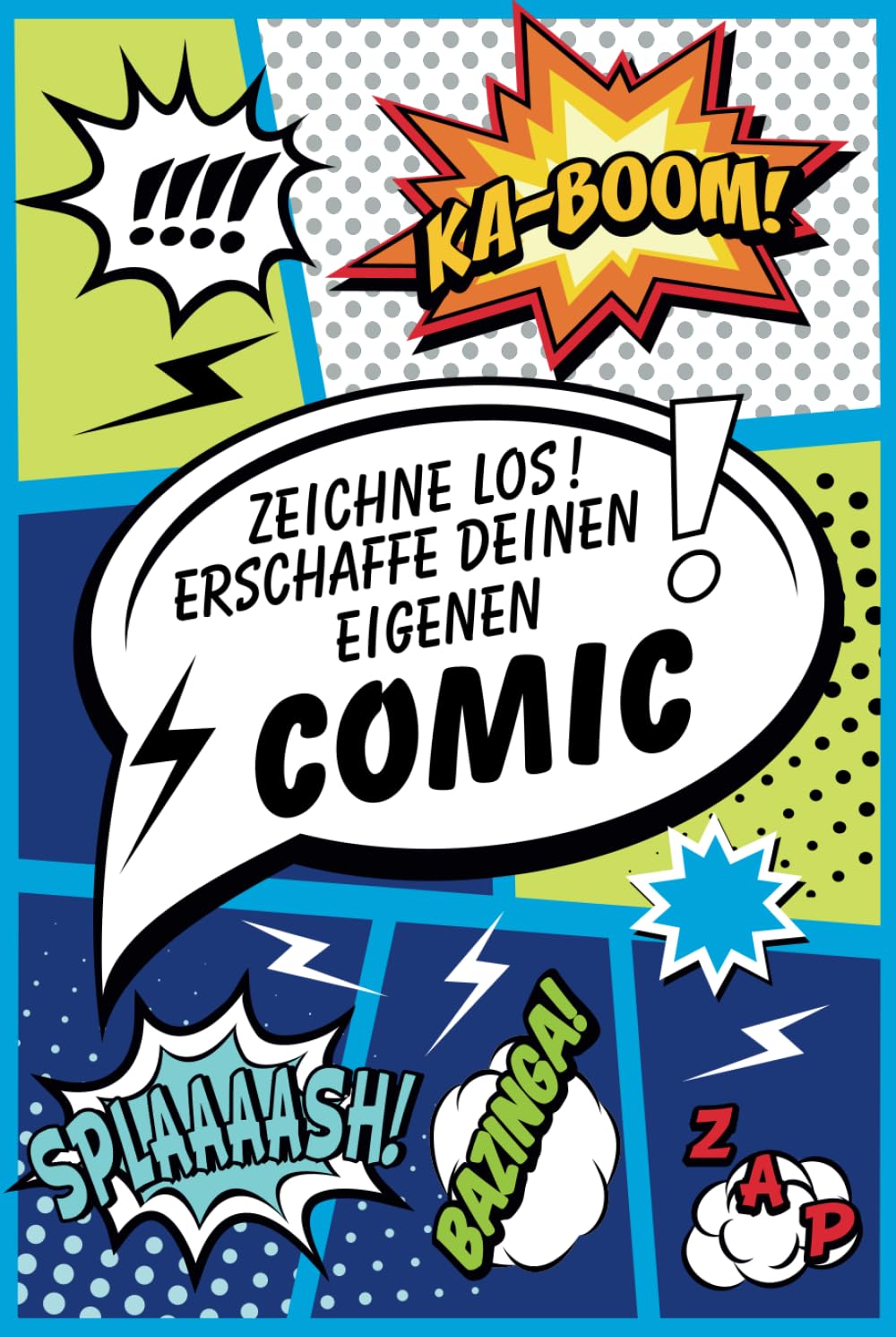 Zeichne los!: Professionelle Comic Vorlage zum selbst zeichnen, mit fertigen blanko Layouts und Dialogfeldern - Zeichne spannende Abenteuer und lasse deine Ideen lebendig werden! (German Edition) (Independently published)
Zeichne los!: Professionelle Comic Vorlage zum selbst zeichnen, mit fertigen blanko Layouts und Dialogfeldern - Zeichne spannende Abenteuer und lasse deine Ideen lebendig werden! (German Edition) (Independently published)