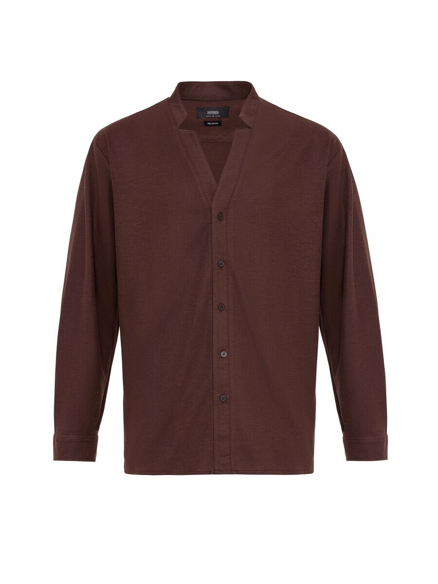 Рубашка на пуговицах стандартного кроя Antioch, темно коричневый
Рубашка на пуговицах стандартного кроя Antioch, темно коричневый