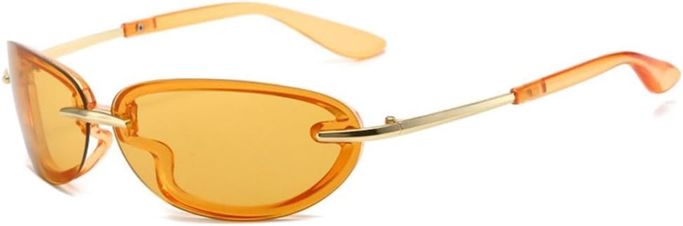 Солнцезащитные очки прямоугольной формы в стиле Y2K, без оправы, с защитой от УФ-излучения UV400, спортивные, для вождения, конфетного цвета, сине-зеленые, для активного отдыха KTUCN, Orange
Солнцезащитные очки прямоугольной формы в стиле Y2K, без оправы, с защитой от УФ-излучения UV400, спортивные, для вождения, конфетного цвета, сине-зеленые, для активного отдыха KTUCN, Orange