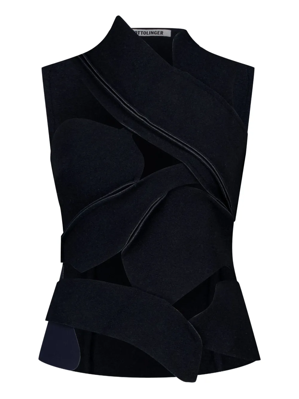 Топ из войлока с вырезами Ottolinger, синий
Топ из войлока с вырезами Ottolinger, синий