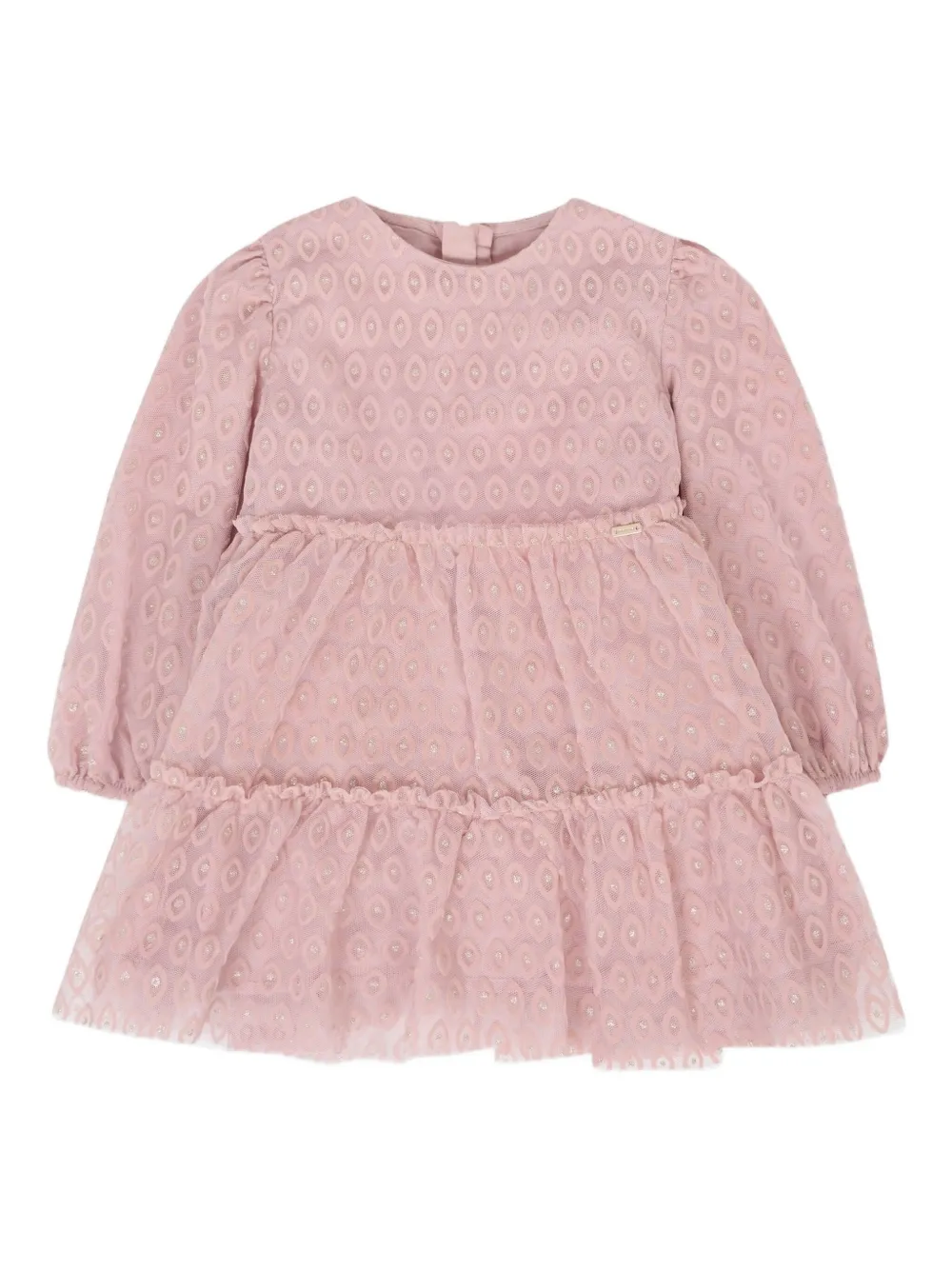 Вышитое многоярусное платье Mayoral, розовый
Вышитое многоярусное платье Mayoral, розовый